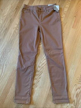 Chico’s Women’s Platinum Jegging Jean Classic Copper Brown Size 0.5